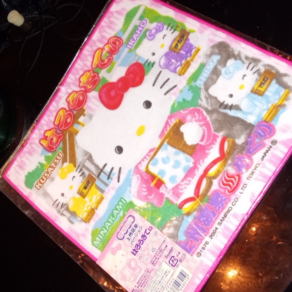 Hello Kitty mini collectible towel